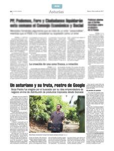 portada periódico la nueva españa